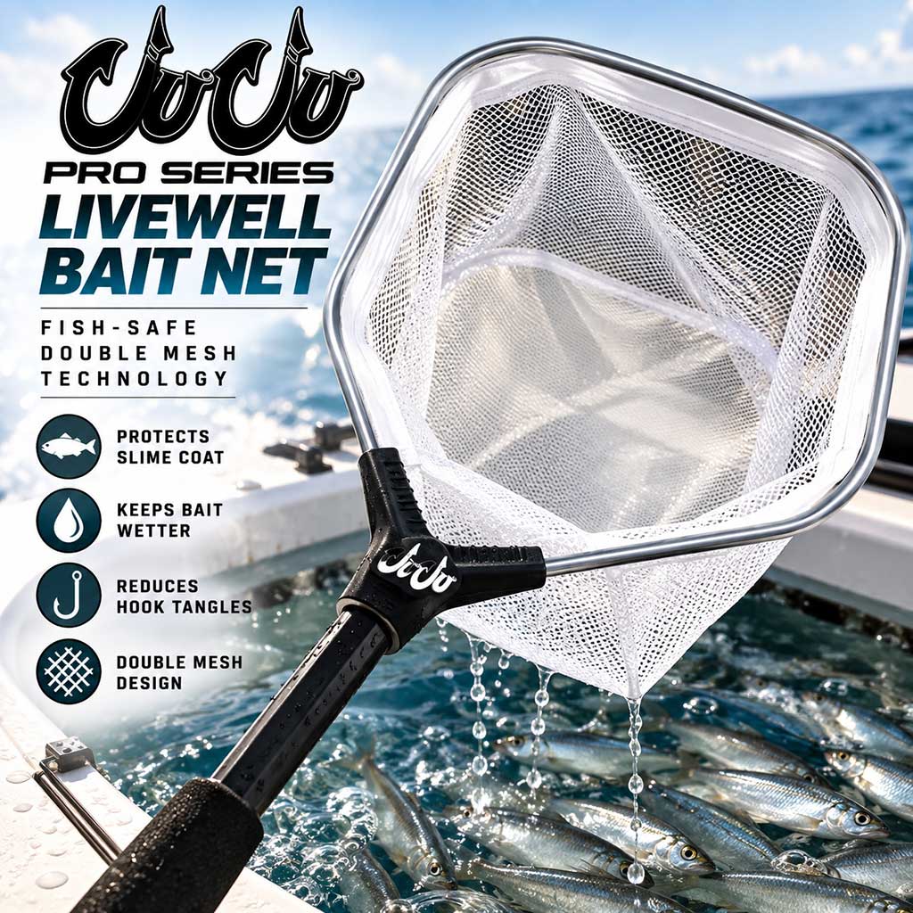 JUJU Livewell Bait Net - Pro Series