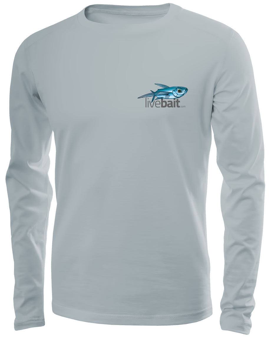 Silver Bait Shirt Mens XL Long Sleeve Performance Fishing Brown