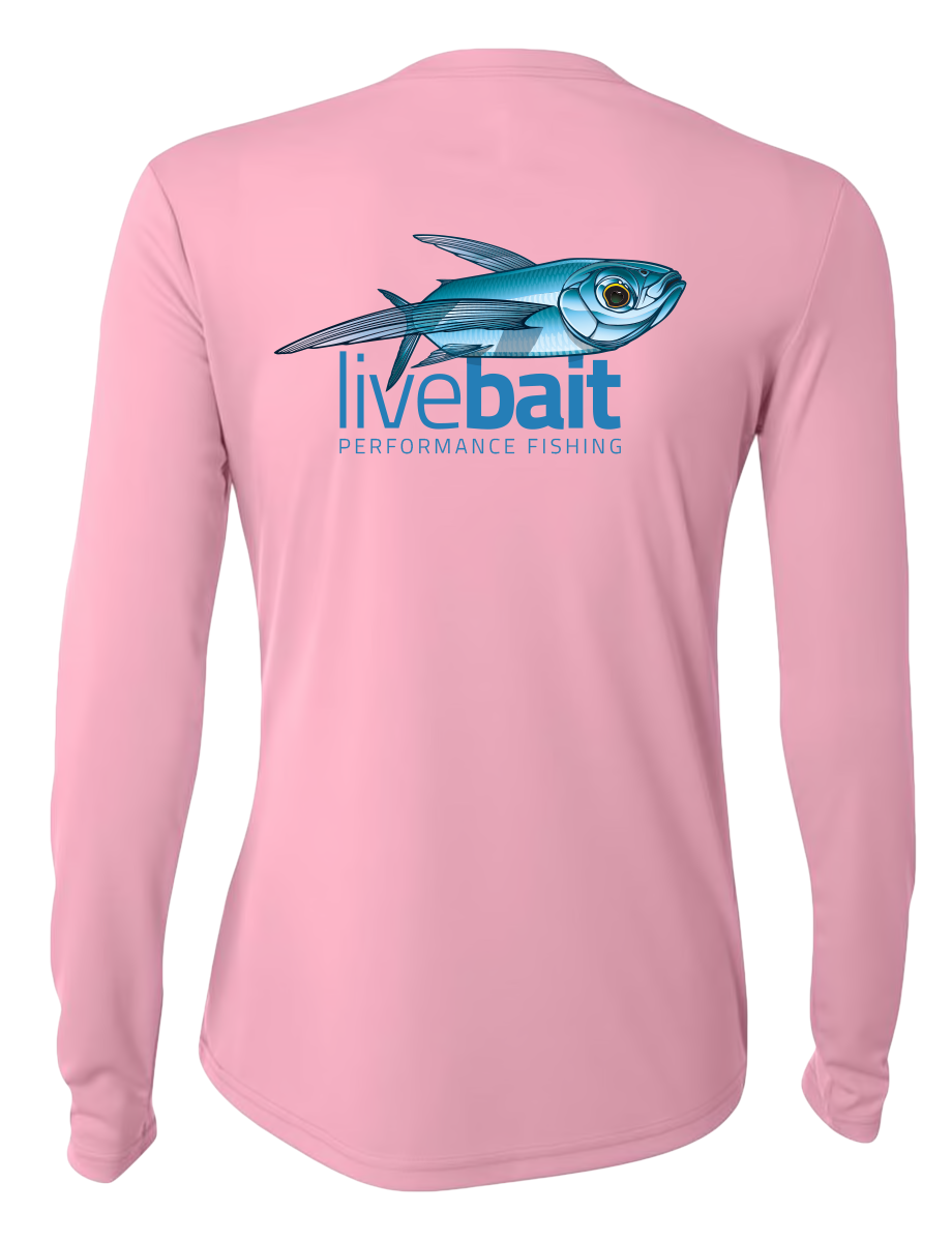 Women's Flying Fish Long Sleeve - LiveBait.com