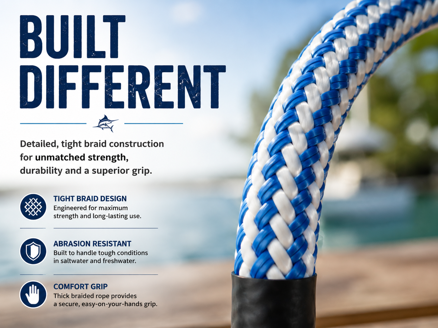JUJU GripLine™ Heavy-Duty Rope Bucket Handle