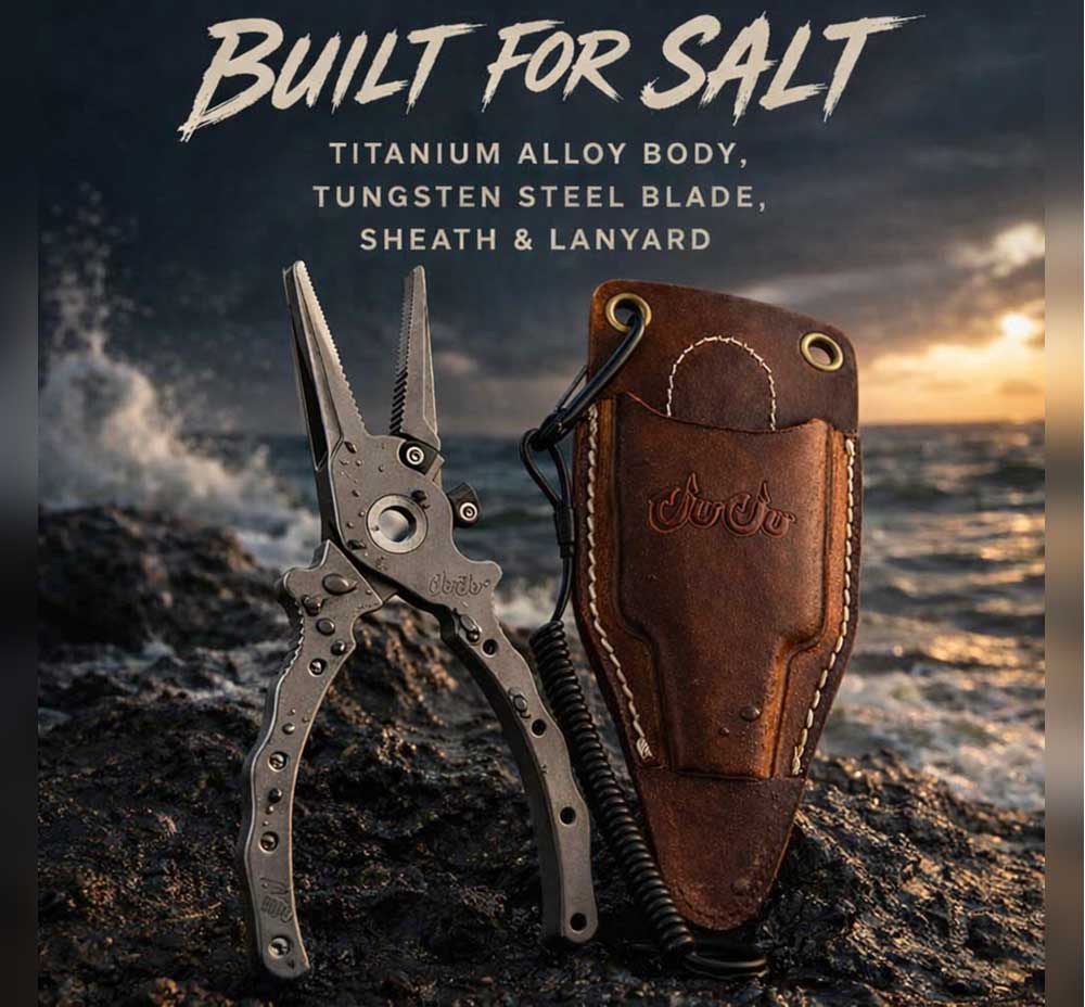 Titanium Fishing Pliers 7"