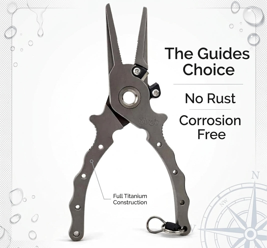 Titanium Fishing Pliers 7"