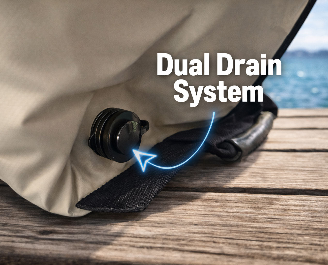 Dual Heavy-Duty Drain Plugs