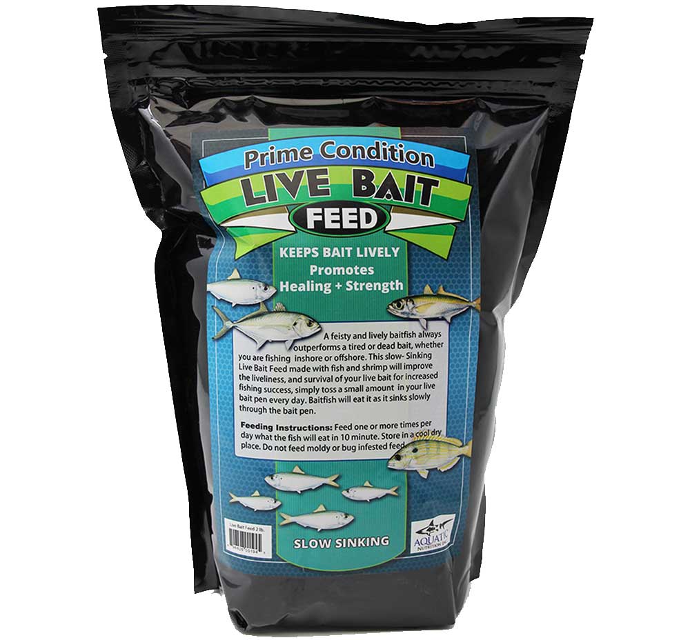 Live Bait Pen Food – Hardens, Heals & Powers Baitfish