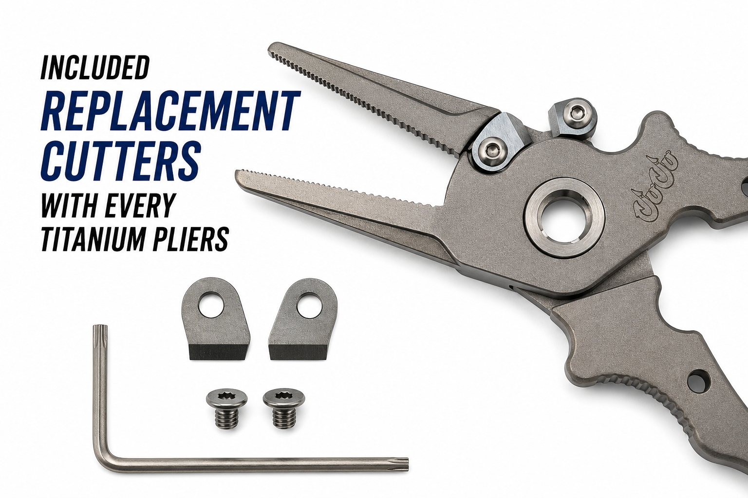 Titanium Fishing Pliers 7"