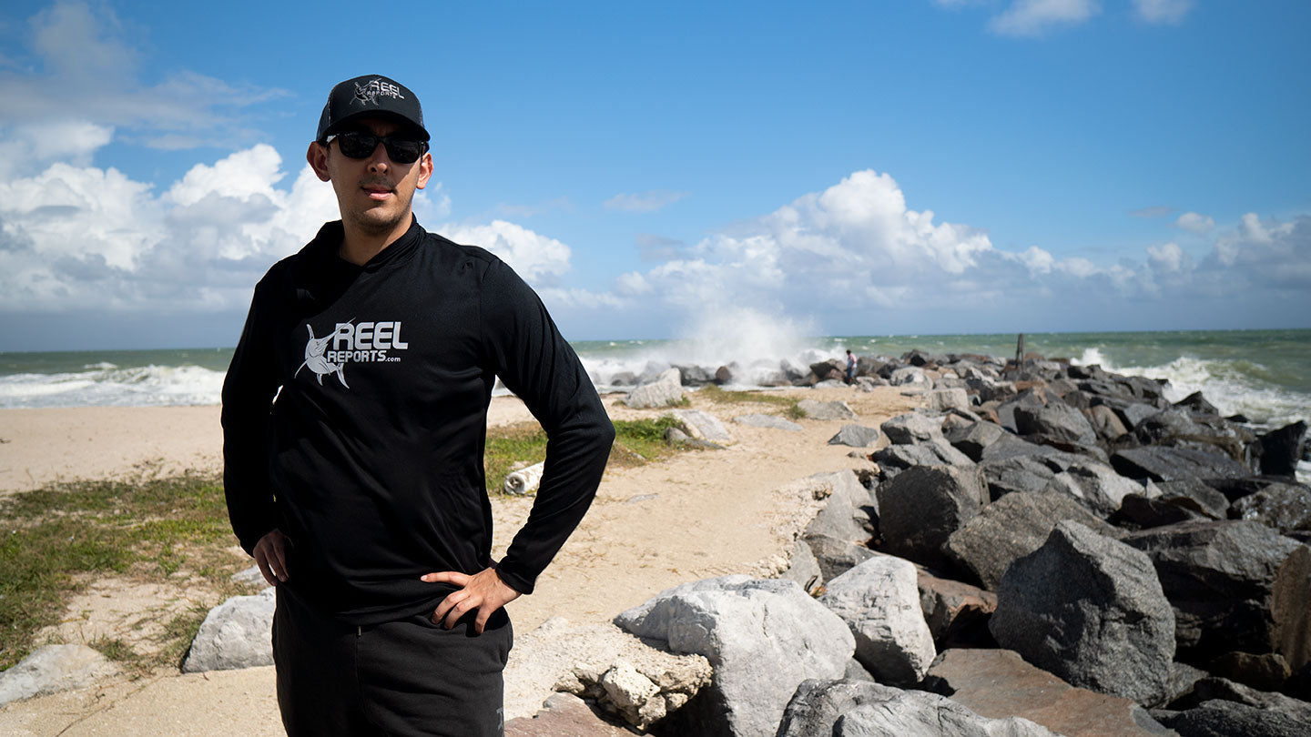 ReelReports Icon Snapback Hat (Black/Grey)