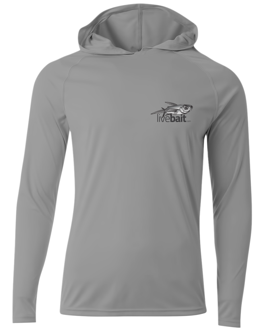 Flying Fish Long Sleeve Hoodie - LiveBait.com