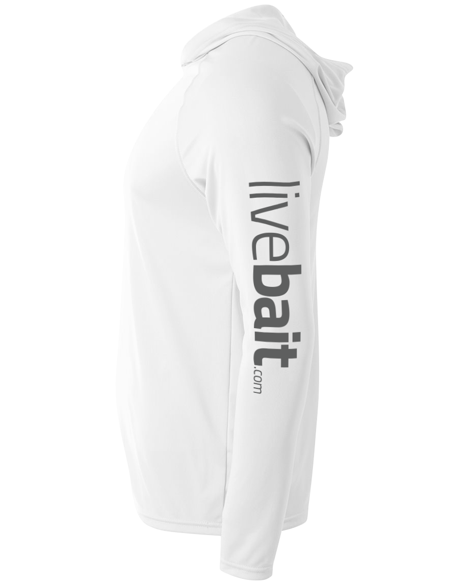 Threadfin Herring Long Sleeve Hoodie - LiveBait.com