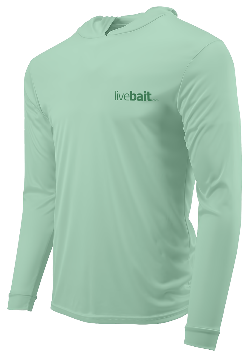 Blue Runner Long Sleeve Hoodie - LiveBait.com