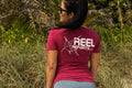 ReelReports Women's Short Sleeve (Cardinal Red)